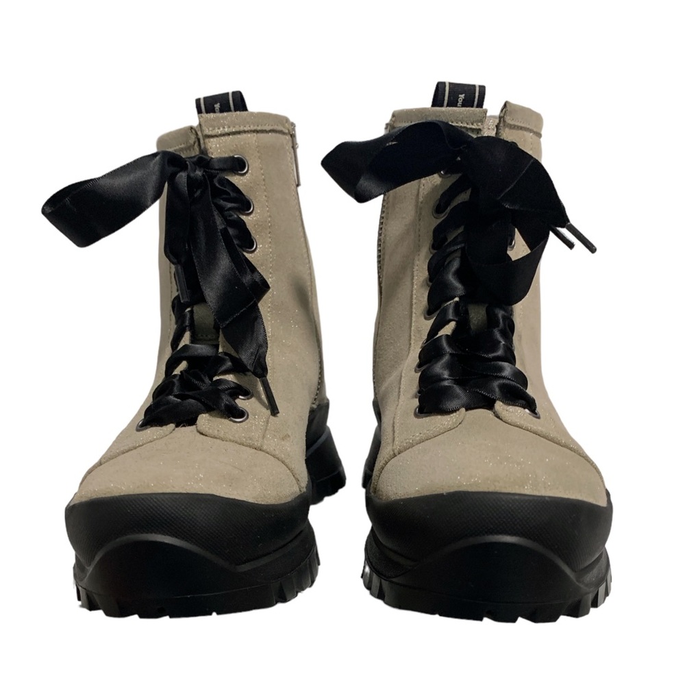 P448 Denise Platform Combat Sneaker Boot in Spark | Size 6 -Fits like a 7 - Picture 3 of 16